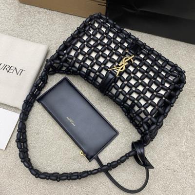 wholesale quality ysl le 5a7 black with golden hardware hobo